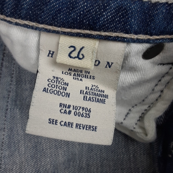 Hudson Flared Leg Denim Jeans Size 26 - Picture 4 of 6